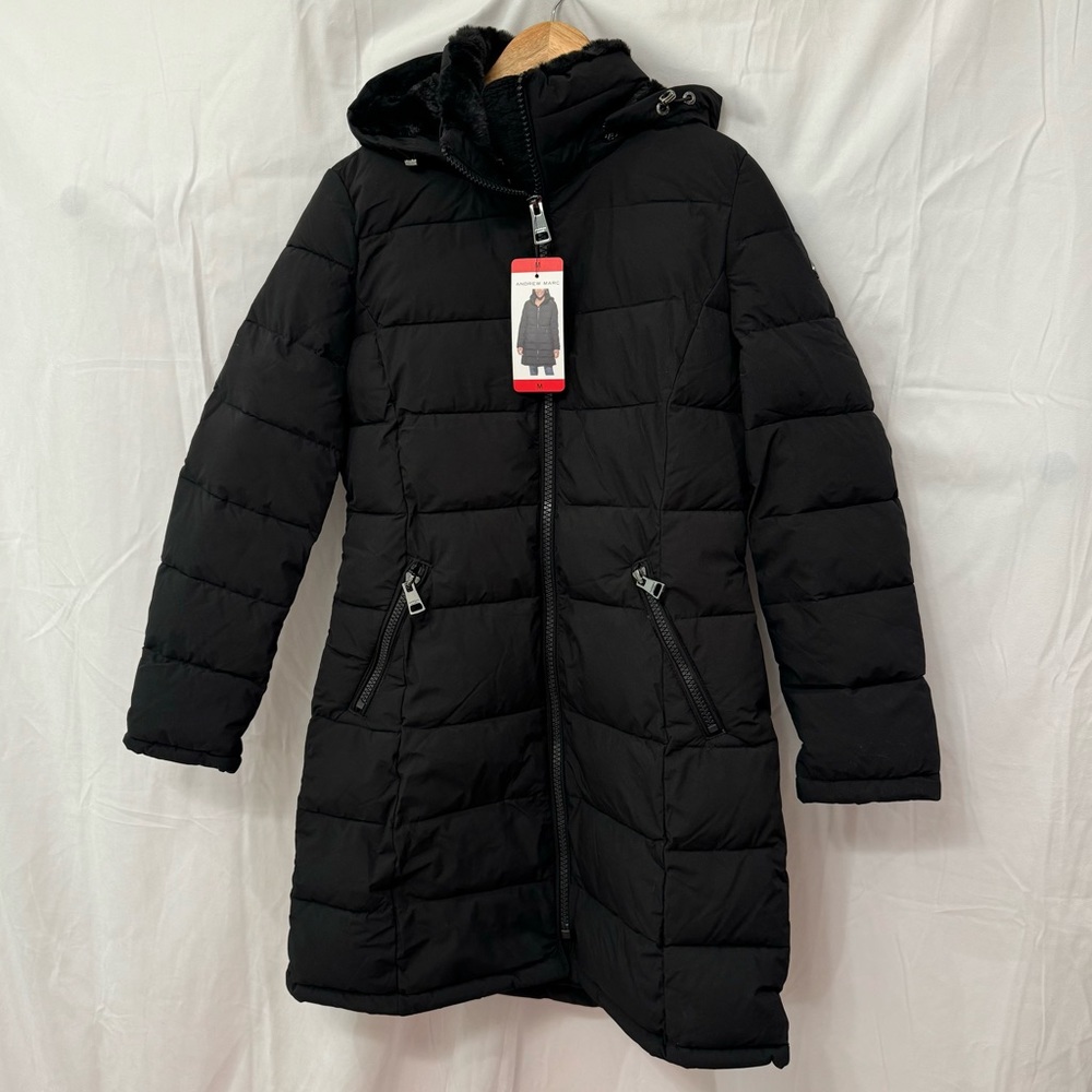 Andrew Marc Ladies' Long Stretch Jacket NWT